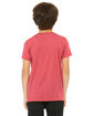 Bella + Canvas Youth Triblend Short-Sleeve T-Shirt RED TRIBLEND ModelBack