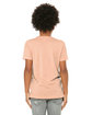 Bella + Canvas Youth Triblend Short-Sleeve T-Shirt PEACH TRIBLEND ModelBack