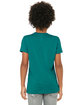 Bella + Canvas Youth Triblend Short-Sleeve T-Shirt TEAL TRIBLEND ModelBack