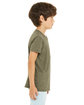 Bella + Canvas Youth Triblend Short-Sleeve T-Shirt OLIVE TRIBLEND ModelSide