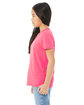 Bella + Canvas Youth Triblend Short-Sleeve T-Shirt CHAR PNK TRIBLND ModelSide