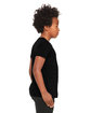 Bella + Canvas Youth Triblend Short-Sleeve T-Shirt SOLID BLK TRBLND ModelSide