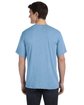 Bella + Canvas Unisex Triblend V-Neck T-Shirt blue triblend ModelBack