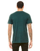 Bella + Canvas Unisex Triblend V-Neck T-Shirt emerald triblend ModelBack
