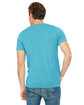 Bella + Canvas Unisex Triblend V-Neck T-Shirt aqua triblend ModelBack