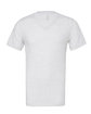 Bella + Canvas Unisex Triblend V-Neck T-Shirt wht flck triblnd OFFront