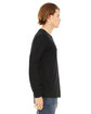 Bella + Canvas Unisex Jersey Long-Sleeve V-Neck T-Shirt  ModelSide