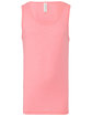 Bella + Canvas Youth Jersey Tank neon pink OFFront