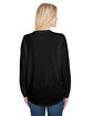 Anvil Ladies' Freedom Long-Sleeve T-Shirt BLACK ModelBack