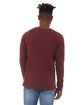Bella + Canvas Unisex Jersey Long-Sleeve T-Shirt maroon ModelBack