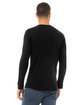 Bella + Canvas Unisex Jersey Long-Sleeve T-Shirt SOLID BLACK SLUB ModelBack