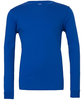 Bella + Canvas Unisex Jersey Long-Sleeve T-Shirt TRUE ROYAL FlatFront