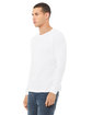 Bella + Canvas Unisex Jersey Long-Sleeve T-Shirt WHITE ModelQrt