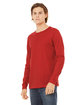 Bella + Canvas Unisex Jersey Long-Sleeve T-Shirt RED ModelQrt