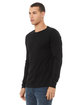 Bella + Canvas Unisex Jersey Long-Sleeve T-Shirt black ModelQrt
