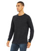 Bella + Canvas Unisex Jersey Long-Sleeve T-Shirt CHRCL BLK SLUB ModelQrt