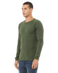 Bella + Canvas Unisex Jersey Long-Sleeve T-Shirt military green ModelQrt
