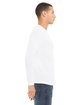 Bella + Canvas Unisex Jersey Long-Sleeve T-Shirt WHITE ModelSide