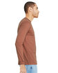 Bella + Canvas Unisex Jersey Long-Sleeve T-Shirt TERRACOTTA ModelSide