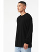 Bella + Canvas Unisex Jersey Long-Sleeve T-Shirt vintage black ModelSide