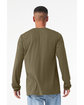 Bella + Canvas Unisex CVC Jersey Long-Sleeve T-Shirt heather olive ModelBack