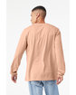 Bella + Canvas Unisex CVC Jersey Long-Sleeve T-Shirt heather peach ModelBack