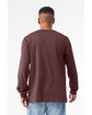 Bella + Canvas Unisex CVC Jersey Long-Sleeve T-Shirt heather maroon ModelBack