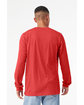 Bella + Canvas Unisex CVC Jersey Long-Sleeve T-Shirt heather red ModelBack