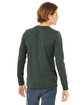 Bella + Canvas Unisex CVC Jersey Long-Sleeve T-Shirt HEATHER FOREST ModelBack