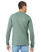 Bella + Canvas Unisex CVC Jersey Long-Sleeve T-Shirt HTHR DUSTY BLUE ModelBack