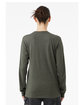 Bella + Canvas Unisex CVC Jersey Long-Sleeve T-Shirt hthr miltary grn ModelBack
