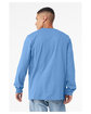Bella + Canvas Unisex CVC Jersey Long-Sleeve T-Shirt hth carolina blu ModelBack