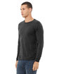 Bella + Canvas Unisex CVC Jersey Long-Sleeve T-Shirt dark gry heather ModelQrt