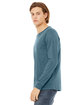 Bella + Canvas Unisex CVC Jersey Long-Sleeve T-Shirt hthr deep teal ModelQrt