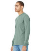 Bella + Canvas Unisex CVC Jersey Long-Sleeve T-Shirt HTHR DUSTY BLUE ModelQrt