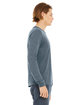 Bella + Canvas Unisex CVC Jersey Long-Sleeve T-Shirt heather slate ModelSide