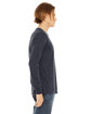 Bella + Canvas Unisex CVC Jersey Long-Sleeve T-Shirt heather navy ModelSide