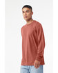 Bella + Canvas Unisex CVC Jersey Long-Sleeve T-Shirt heather clay ModelSide