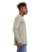 Bella + Canvas Unisex CVC Jersey Long-Sleeve T-Shirt heather stone ModelSide