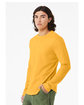 Bella + Canvas Unisex CVC Jersey Long-Sleeve T-Shirt heather mustard ModelSide