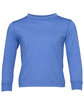 Bella + Canvas Youth Toddler Jersey Long Sleeve T-Shirt hthr colum blue FlatFront