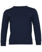 Bella + Canvas Youth Toddler Jersey Long Sleeve T-Shirt navy OFFront