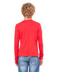 Bella + Canvas Youth Jersey Long-Sleeve T-Shirt red ModelBack