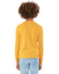 Bella + Canvas Youth Jersey Long-Sleeve T-Shirt HTHR YELLOW GOLD ModelBack