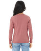 Bella + Canvas Youth Jersey Long-Sleeve T-Shirt heather mauve ModelBack