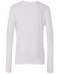 Bella + Canvas Youth Jersey Long-Sleeve T-Shirt white FlatBack