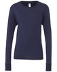 Bella + Canvas Youth Jersey Long-Sleeve T-Shirt NAVY OFFront