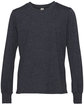 Bella + Canvas Youth Jersey Long-Sleeve T-Shirt HEATHER NAVY OFFront