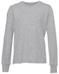 Bella + Canvas Youth Jersey Long-Sleeve T-Shirt ATHLETIC HEATHER OFFront