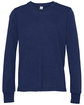 Bella + Canvas Youth Jersey Long-Sleeve T-Shirt navy triblend OFFront